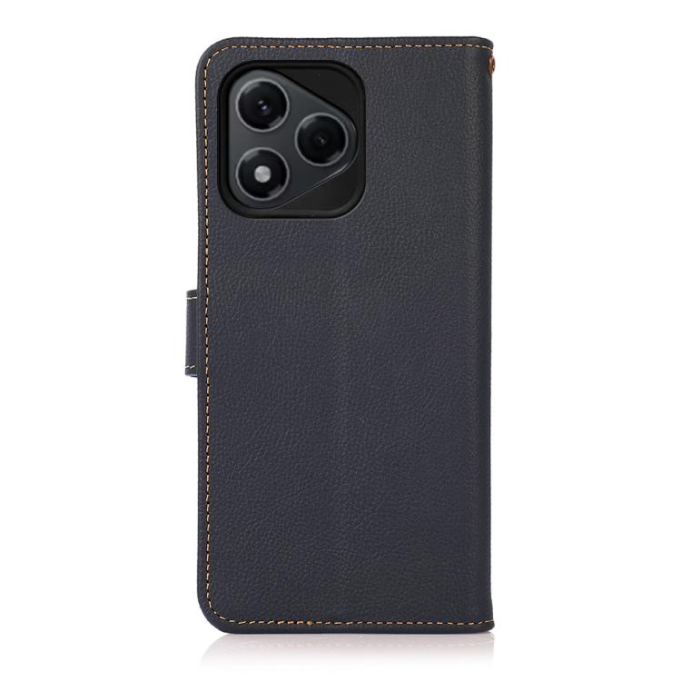 For Honor 400 Lite Global  KHAZNEH Custer Genuine Leather RFID Phone Case