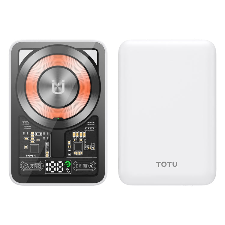 TOTU CPBW-015 Crystal Series 5000mAh Magnetic Fast Charging Power Bank
