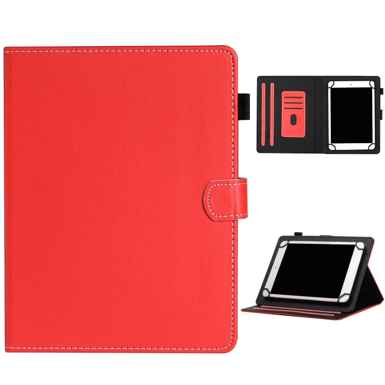 For 7 inch Universal Solid Color Horizontal Flip Leather Case with Card Slots & Holder & Pen Slot