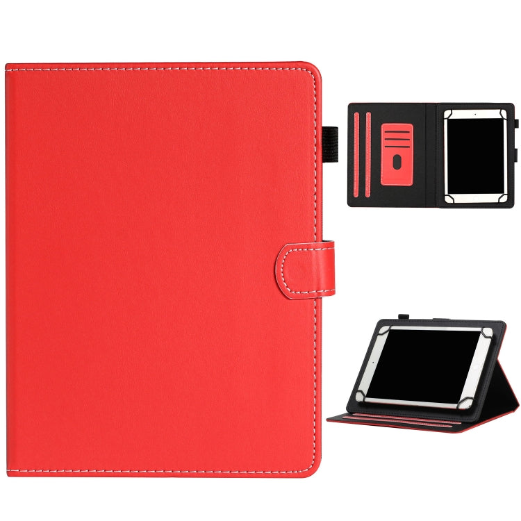 For 10 inch Universal Solid Color Horizontal Flip Leather Case with Card Slots & Holder & Pen Slot