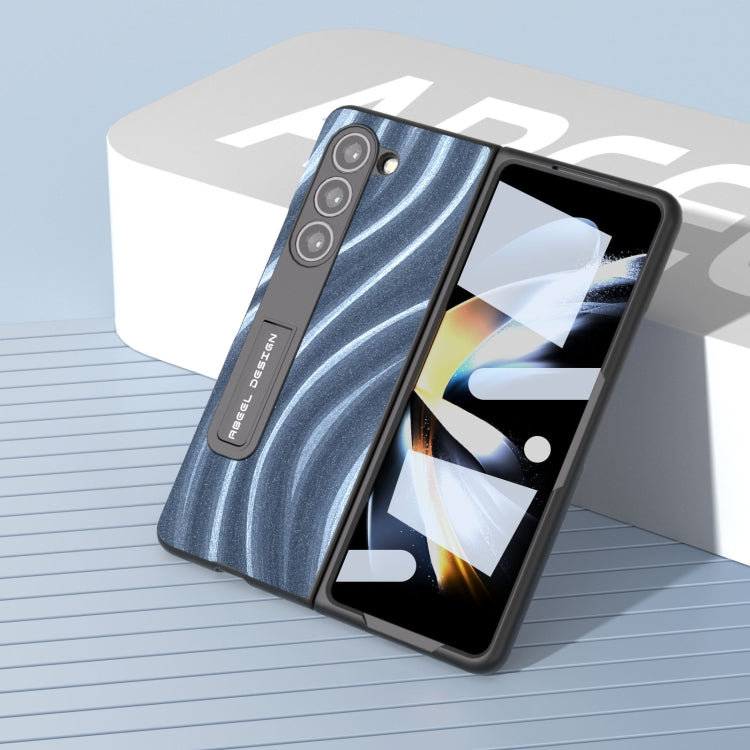 For Samsung Galaxy Z Fold5 ABEEL Integrated Galactic Pattern Protective Phone Case with Holder