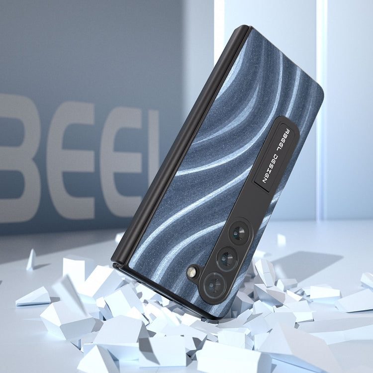 For Samsung Galaxy Z Fold5 ABEEL Integrated Galactic Pattern Protective Phone Case with Holder