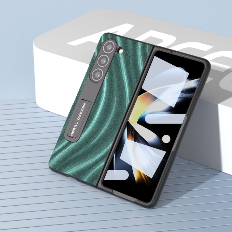 For Samsung Galaxy Z Fold5 ABEEL Integrated Galactic Pattern Protective Phone Case with Holder