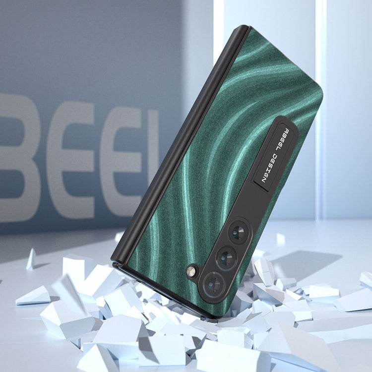 For Samsung Galaxy Z Fold5 ABEEL Integrated Galactic Pattern Protective Phone Case with Holder