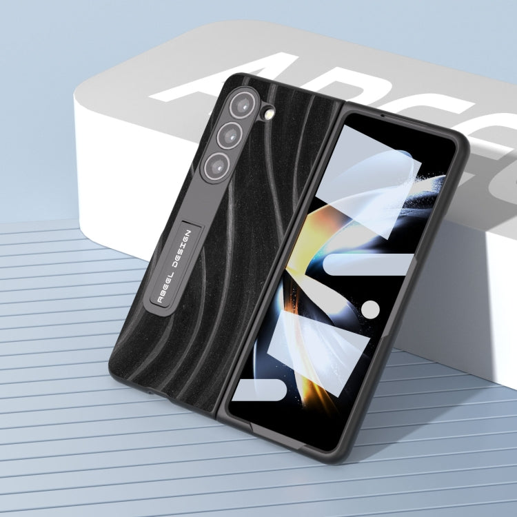 For Samsung Galaxy Z Fold5 ABEEL Integrated Galactic Pattern Protective Phone Case with Holder