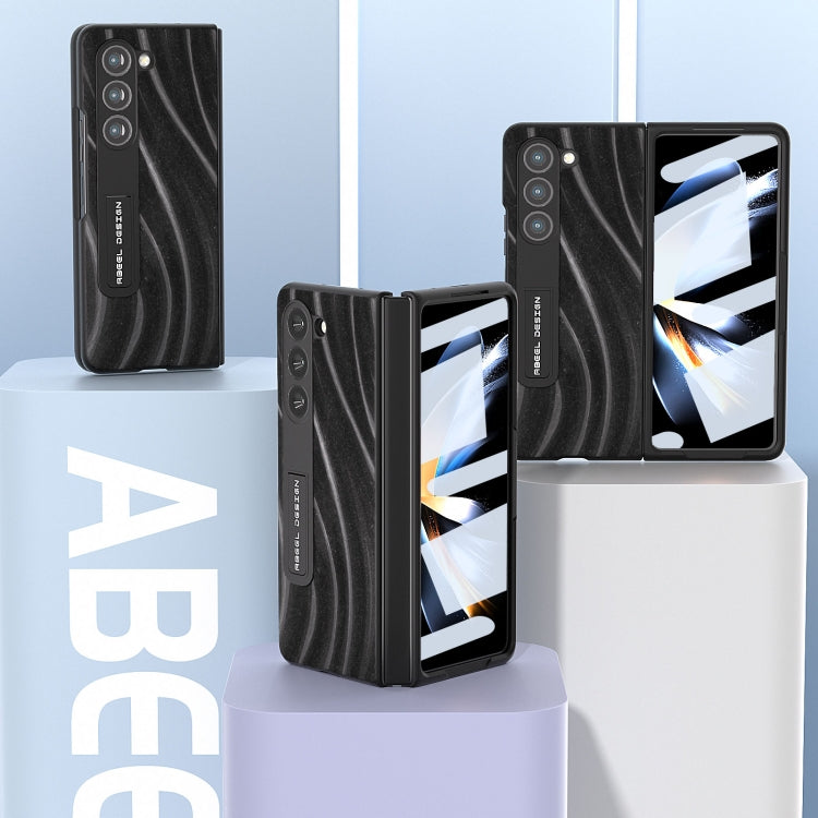 For Samsung Galaxy Z Fold5 ABEEL Integrated Galactic Pattern Protective Phone Case with Holder