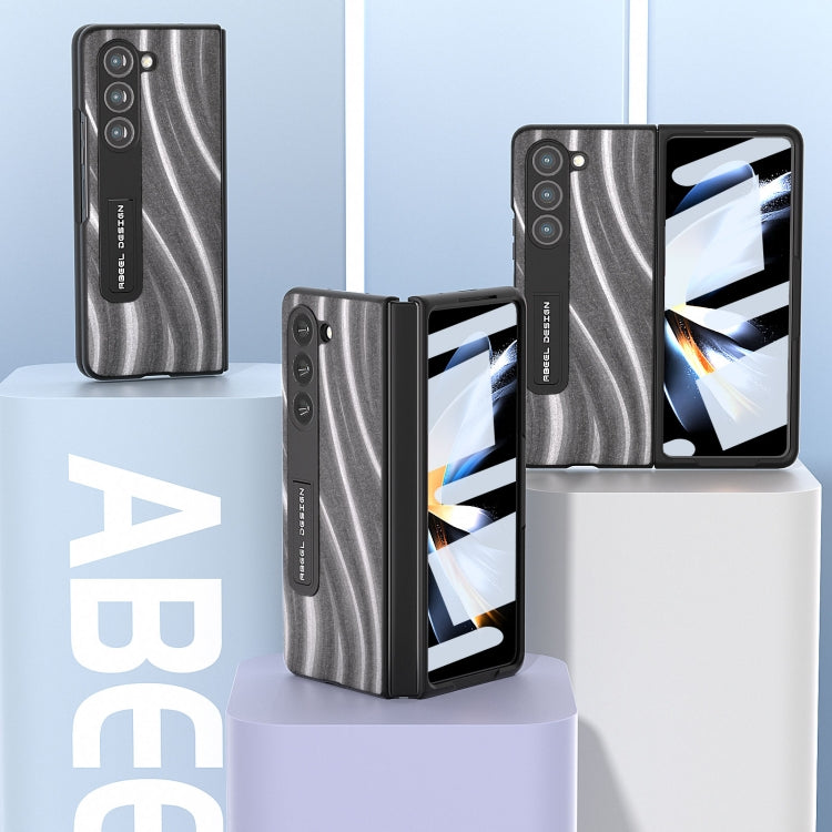 For Samsung Galaxy Z Fold5 ABEEL Integrated Galactic Pattern Protective Phone Case with Holder