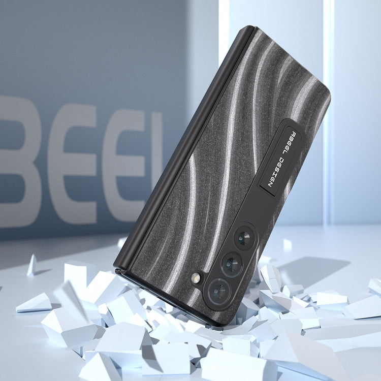 For Samsung Galaxy Z Fold5 ABEEL Integrated Galactic Pattern Protective Phone Case with Holder