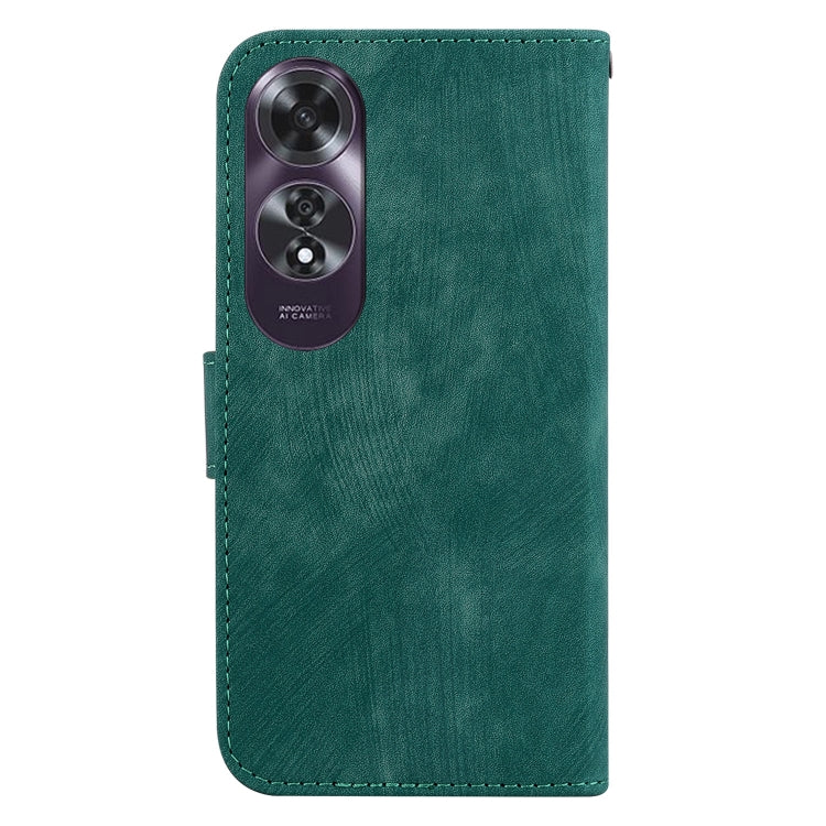 For OPPO A60 4G Little Tiger Embossed Leather Phone Case