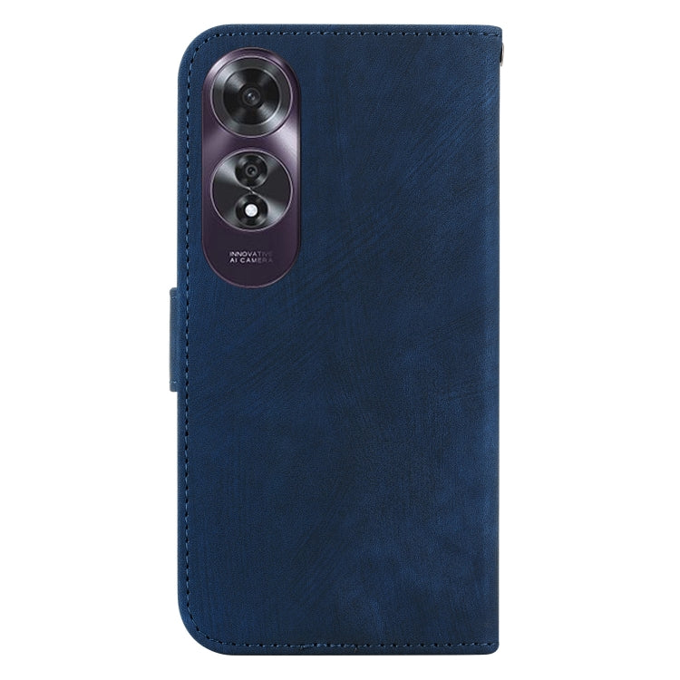 For OPPO A60 4G Little Tiger Embossed Leather Phone Case