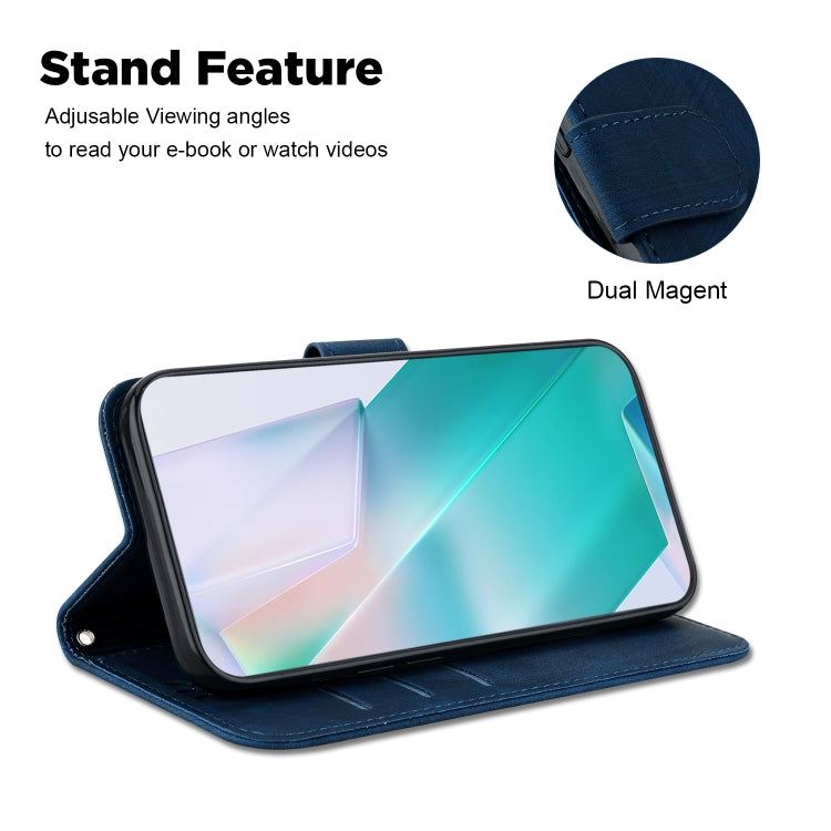 For OPPO A3 Pro 5G Little Tiger Embossed Leather Phone Case