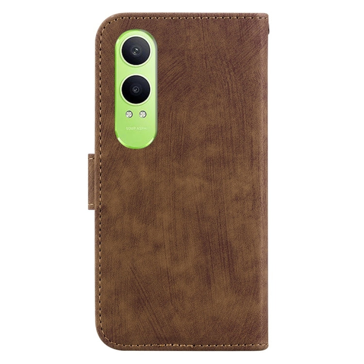 For OPPO K12x Little Tiger Embossed Leather Phone Case
