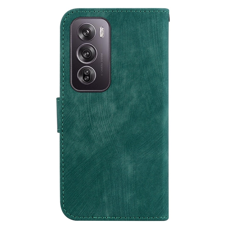 For OPPO Reno12 Pro 5G Global Little Tiger Embossed Leather Phone Case