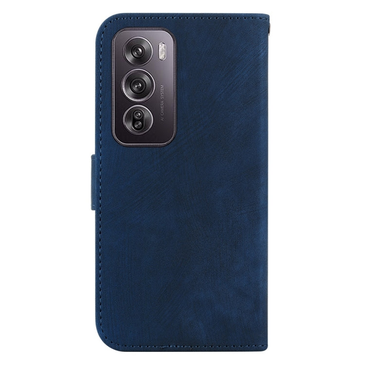 For OPPO Reno12 Pro 5G Global Little Tiger Embossed Leather Phone Case
