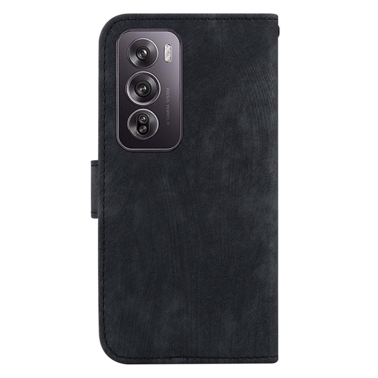For OPPO Reno12 Pro 5G Global Little Tiger Embossed Leather Phone Case