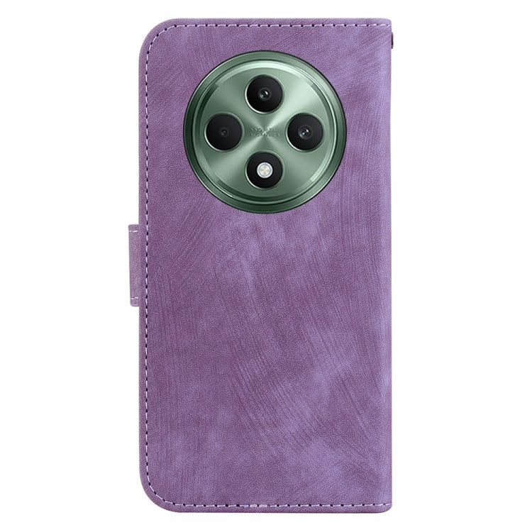 For OPPO Reno12 F 5G Little Tiger Embossed Leather Phone Case