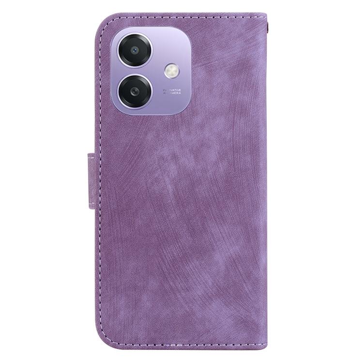 For OPPO A5x 5G / A3 4G / 5G / A3x 4G / 5G Little Tiger Embossed Leather Phone Case