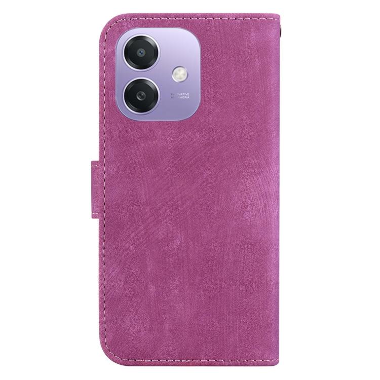 For OPPO A5x 5G / A3 4G / 5G / A3x 4G / 5G Little Tiger Embossed Leather Phone Case