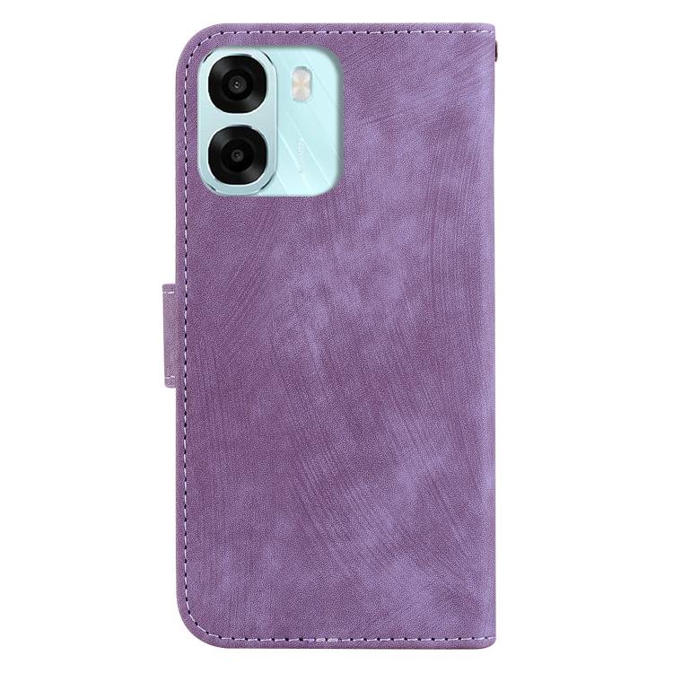 For OPPO A6 / A6s / A6t / A6x 4G / 5G Global Little Tiger Embossed Leather Phone Case