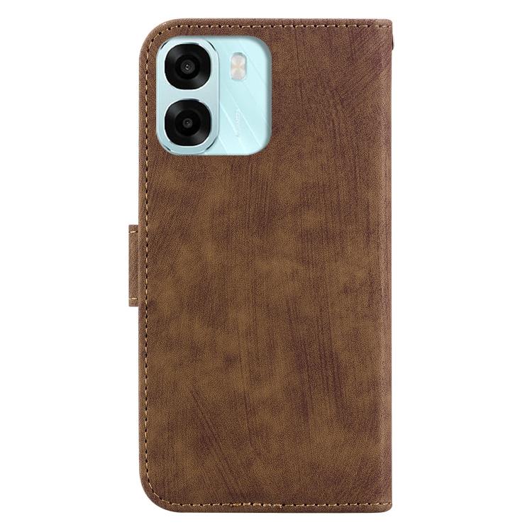 For OPPO A6 / A6s / A6t / A6x 4G / 5G Global Little Tiger Embossed Leather Phone Case