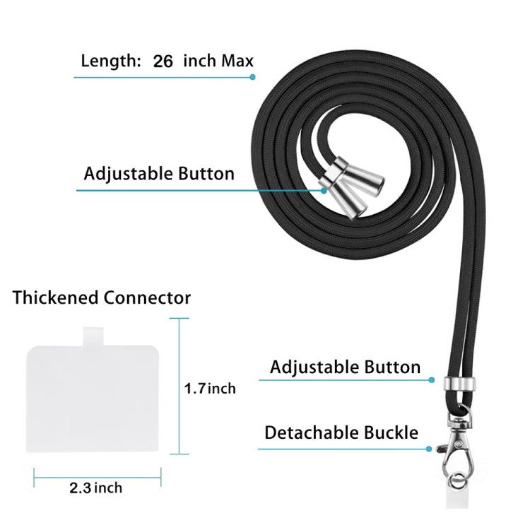 For iPhone 16 Pro Max Electroplating Dual-side IMD Phone Case with Lanyard