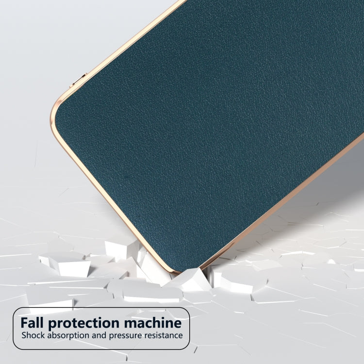 For Samsung Galaxy S24 5G Genuine Leather Xiaoya Series Nano Plating Phone Case