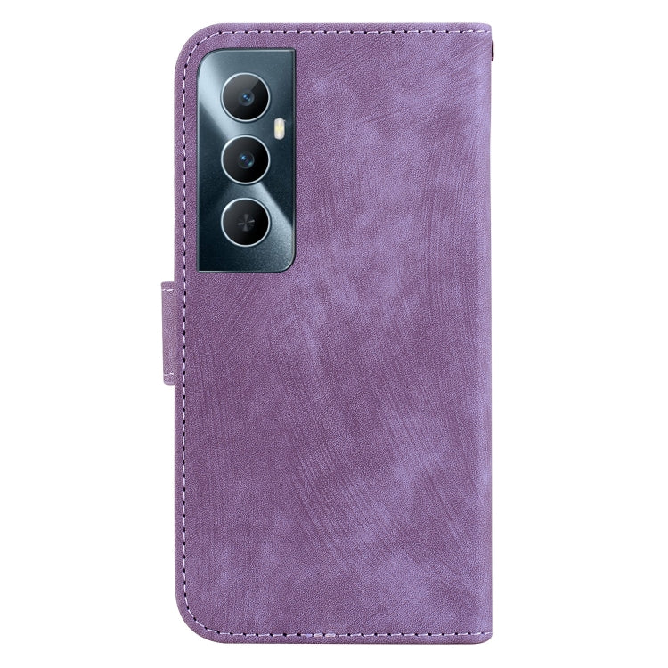 For Realme C65 4G Little Tiger Embossed Leather Phone Case