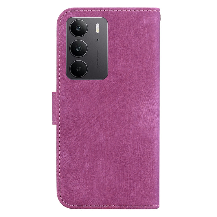 For Realme C75 Little Tiger Embossed Leather Phone Case