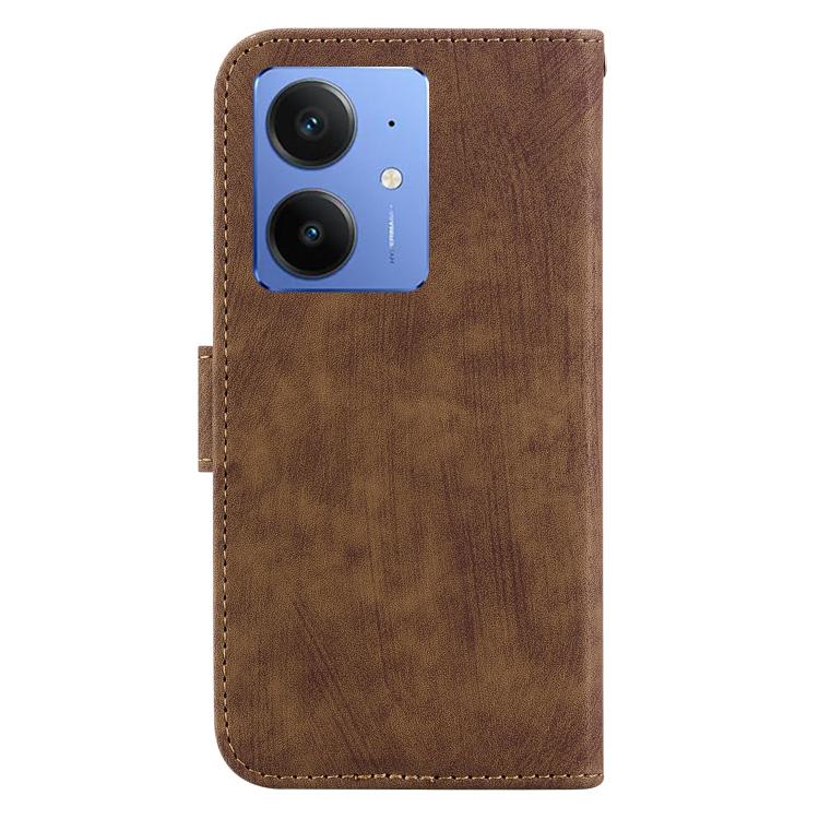 For Realme Neo7 SE Little Tiger Embossed Leather Phone Case