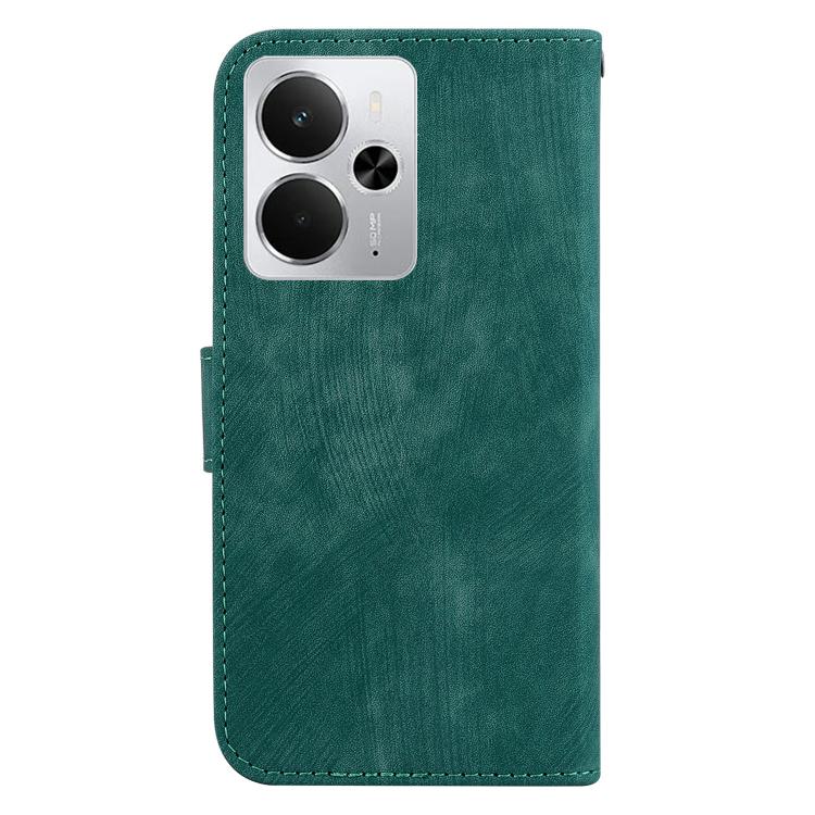 For Realme 14 Little Tiger Embossed Leather Phone Case