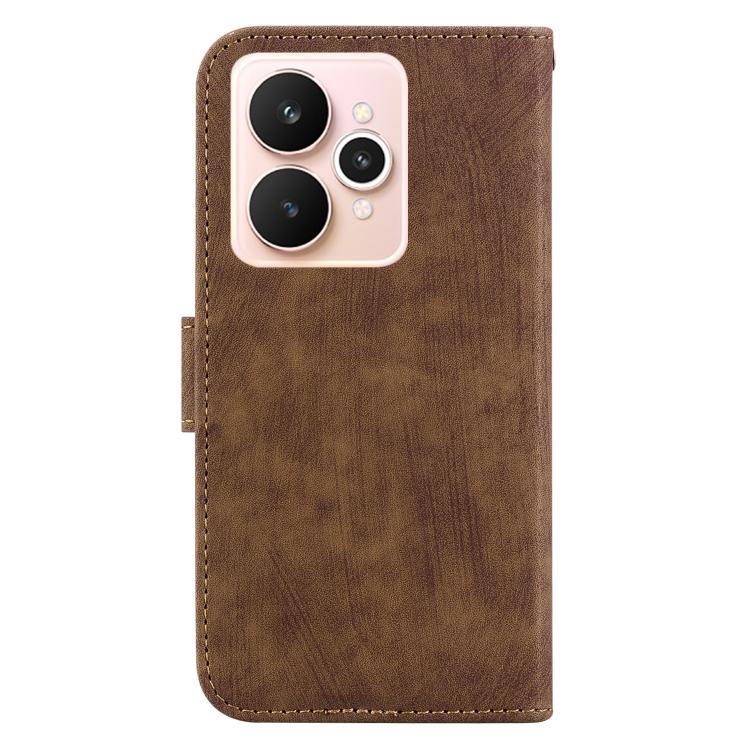 For Realme 15 5G / Realme 15 Pro 5G Little Tiger Embossed Leather Phone Case
