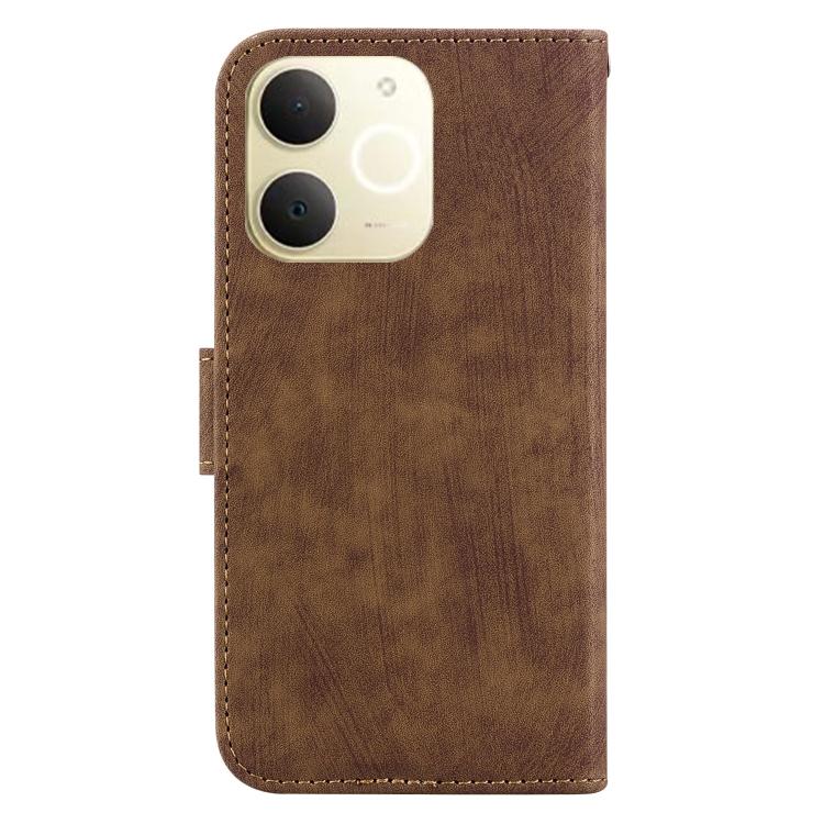 For Realme Narzo 80 Lite 4G / C71 India Little Tiger Embossed Leather Phone Case