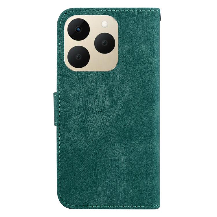 For Realme 15T 5G Little Tiger Embossed Leather Phone Case