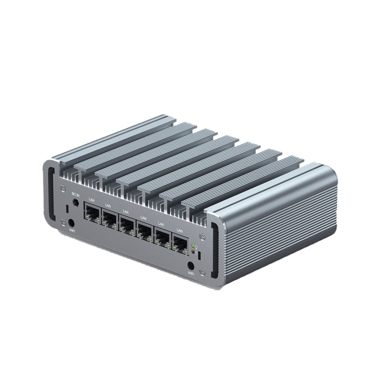 HYSTOU PO9B-J4125-6L Embedded Intel Celeron J4125 Processor Six Network Ports Mini Host, Specification: