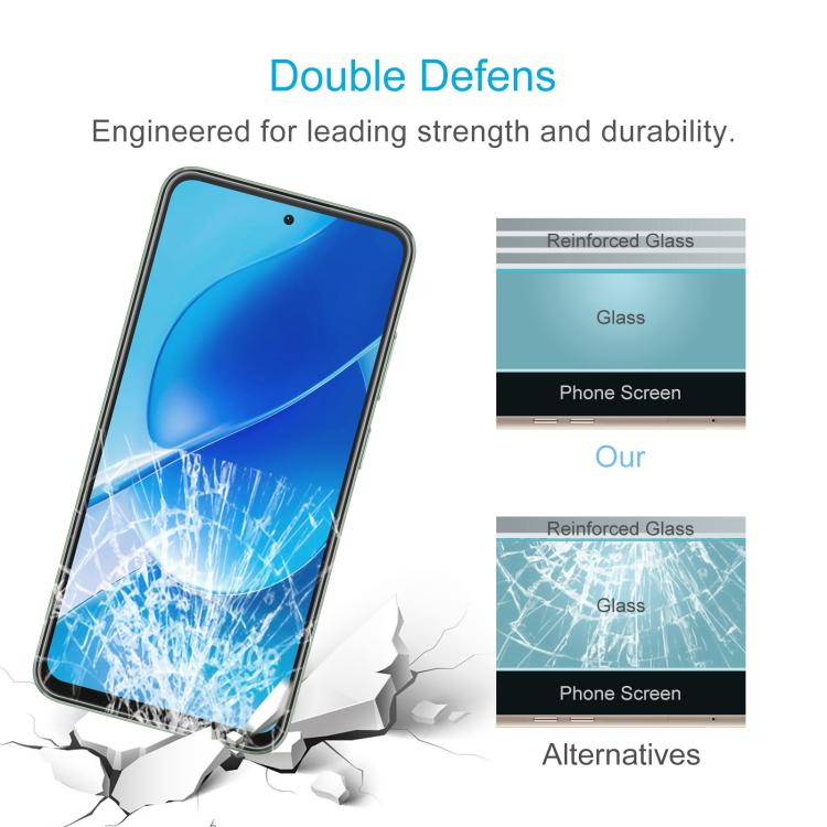For HOTWAV Note 18 GT 50pcs 0.26mm 9H 2.5D Tempered Glass Film