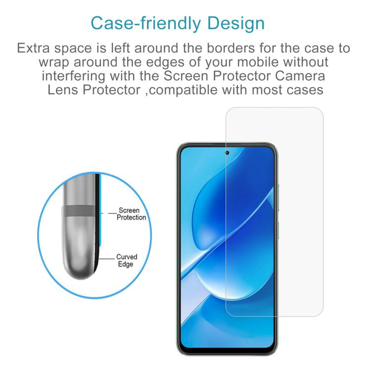 For HOTWAV Note 18 Pro 50pcs 0.26mm 9H 2.5D Tempered Glass Film