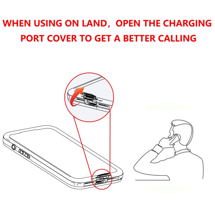 For Samsung Galaxy A24 4G / A25 5G RedPepper IP68 Life Waterproof Phone Case(Black)