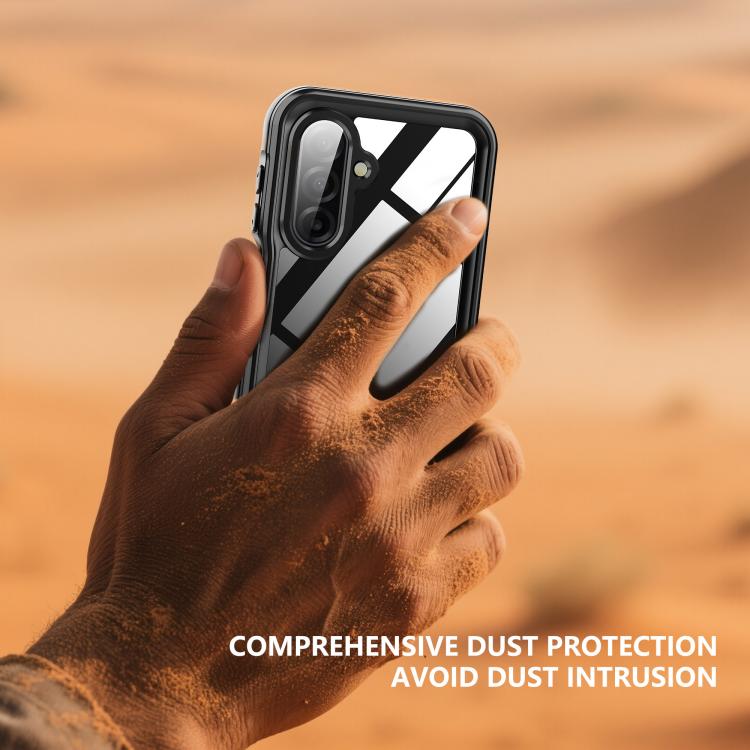 For Samsung Galaxy A17 5G RedPepper IP68 Life Waterproof Phone Case - Black