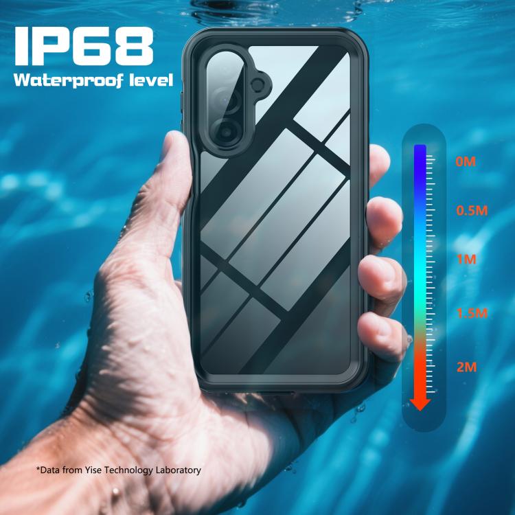 For Samsung Galaxy A17 5G RedPepper IP68 Life Waterproof Phone Case - Black