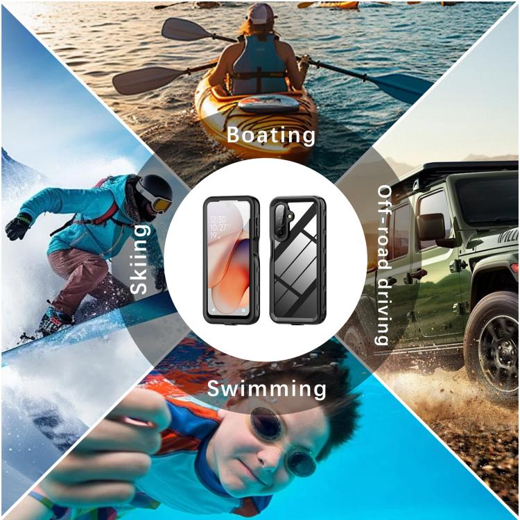 For Samsung Galaxy A17 5G RedPepper IP68 Life Waterproof Phone Case - Black