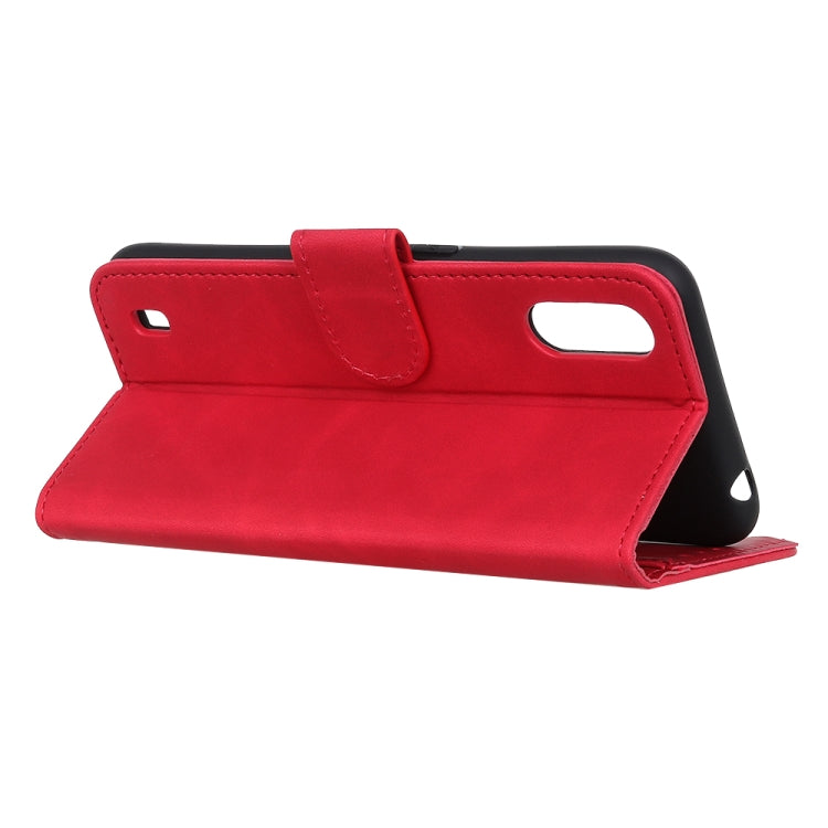 For Samsung Galaxy M01 KHAZNEH Texture PU + TPU Horizontal Flip Leather Case with Holder & Card Slots & Wallet