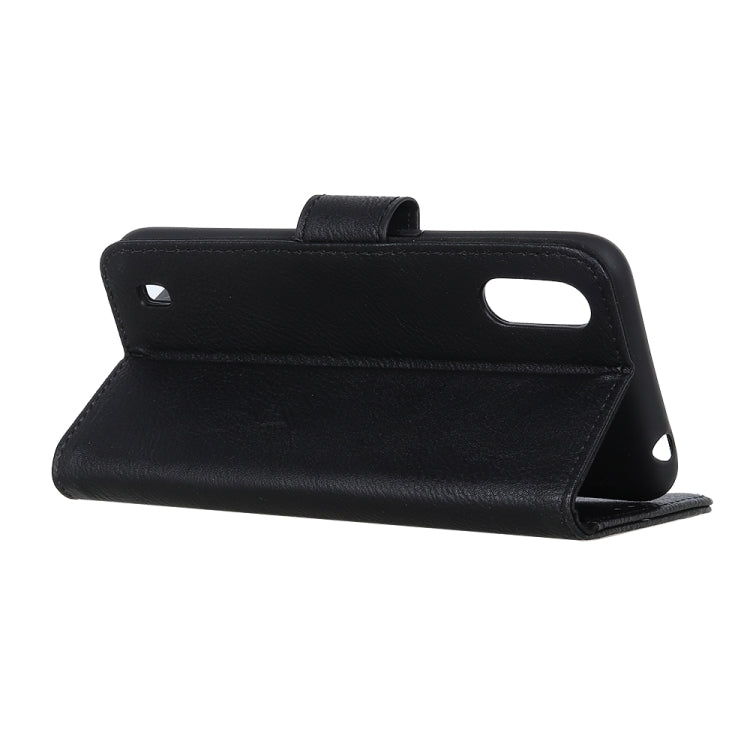 For Samsung Galaxy M01 KHAZNEH Cowhide Texture Horizontal Flip Leather Case with Holder & Card Slots & Wallet