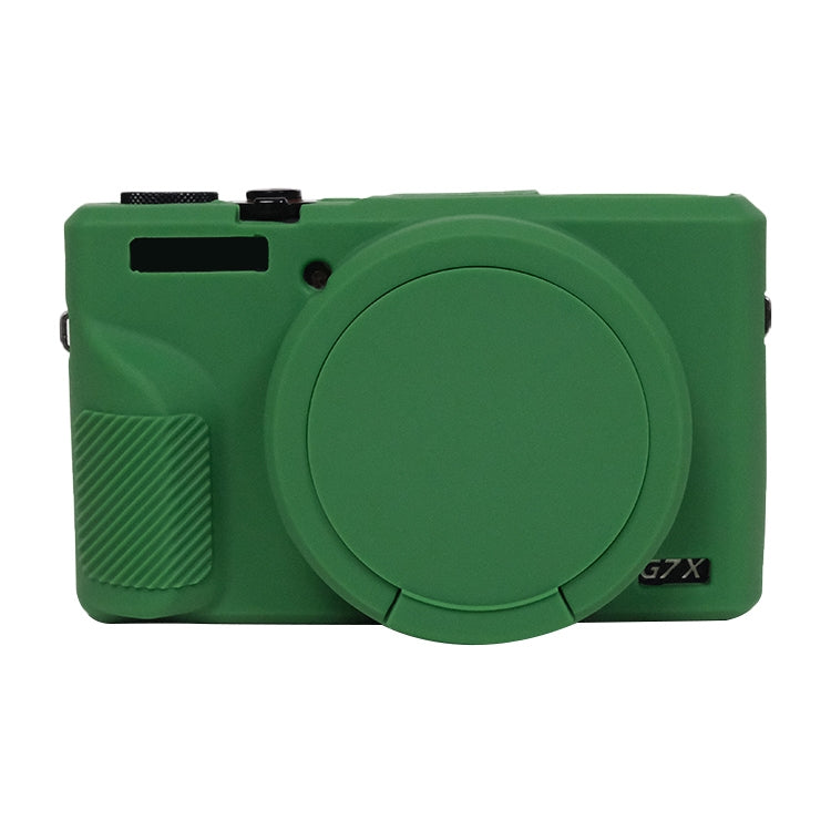 For Canon PowerShot G7 X Mark III / G7X3 Soft Silicone Protective Case with Lens Cover