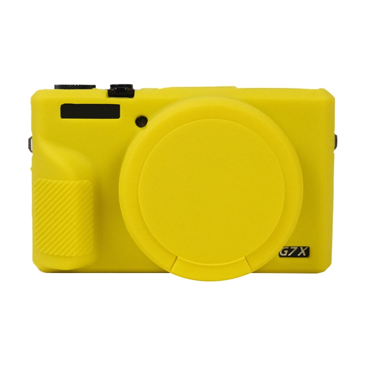 For Canon PowerShot G7 X Mark III / G7X3 Soft Silicone Protective Case with Lens Cover