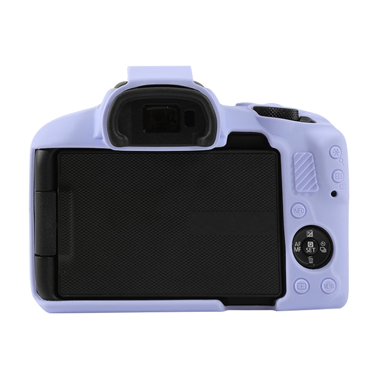Custodia In Silicone Per Canon EOS R50 Con 2 Pellicole Per Schermo E Protezione Lente – Trasparente, Antiscivolo
