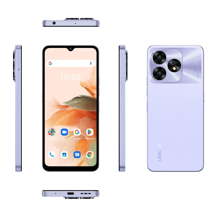 [HK Warehouse] UMIDIGI A15C, 8GB+128GB, Face ID & Side Fingerprint Identification, 6.7 inch Android 13 Unisoc T606 Octa Core, Network: 4G, NFC, OTG
