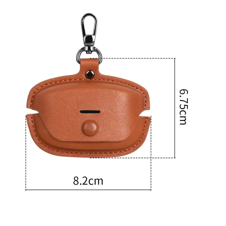 For Sony WF-1000XM4 Leather TWS Earphone Protective Case with Hook