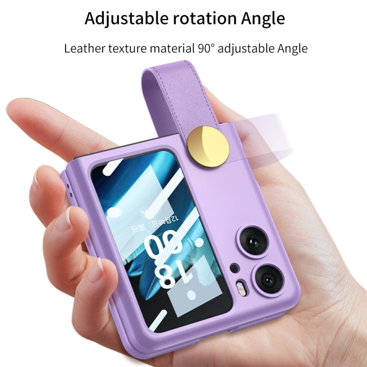 For OPPO Find N2 Flip GKK Integrated Ultrathin with Rotating Cortical Belt Phone Case
