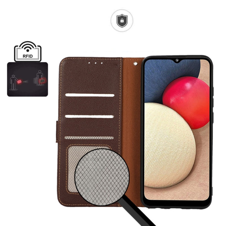 For Sony Xperia 1 VI KHAZNEH Litchi Texture Leather RFID Phone Case
