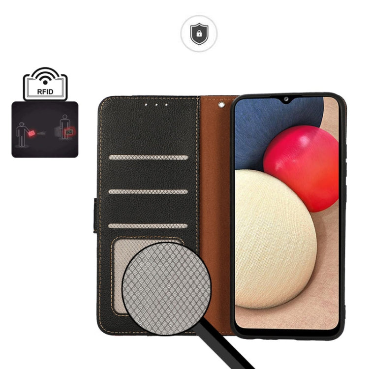 For Sony Xperia 10 VI KHAZNEH Litchi Texture Leather RFID Phone Case